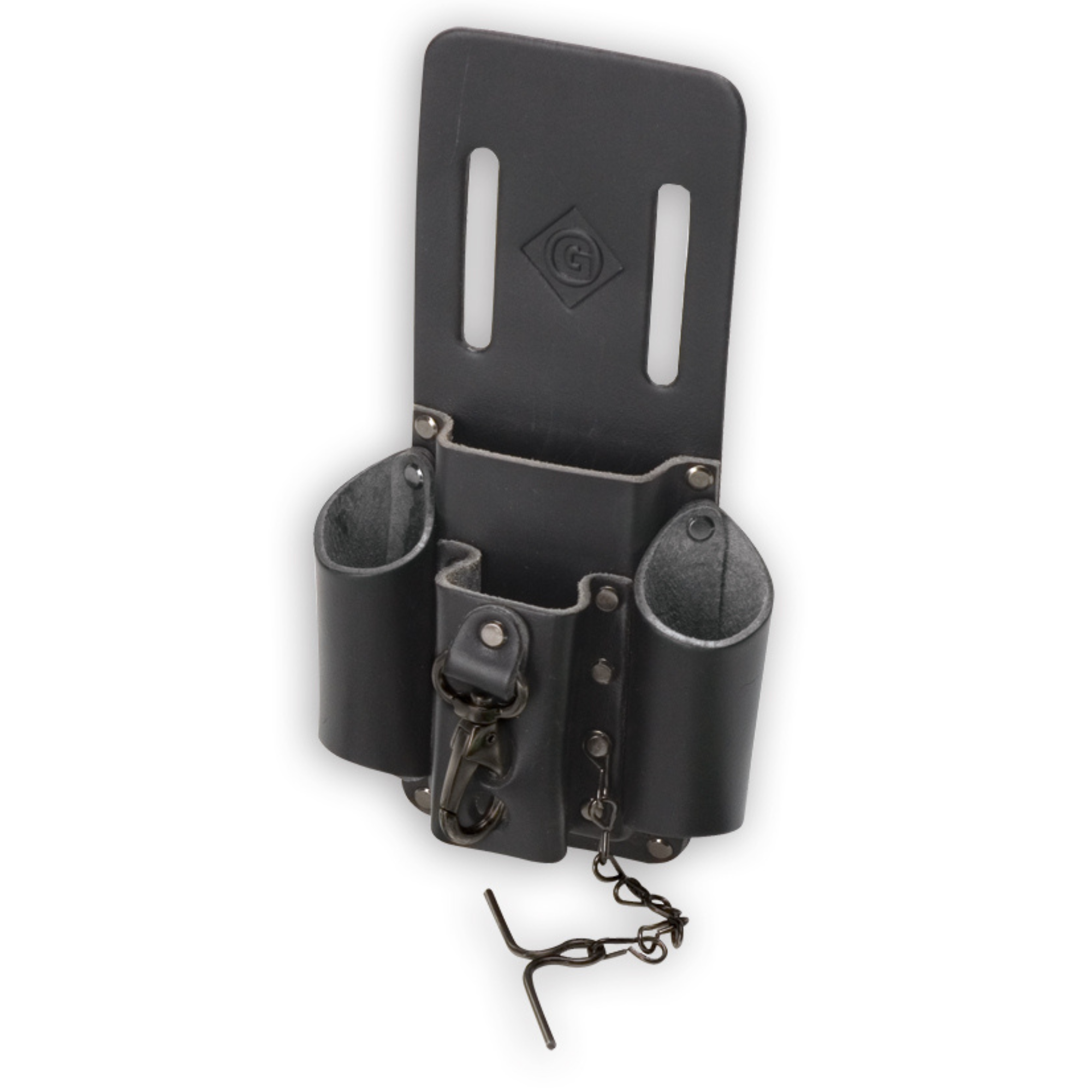 Greenlee 0258-14 Heavy-Duty 4-Pocket Leather Pouch from GME Supply